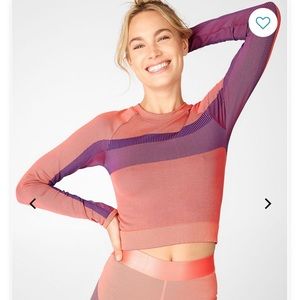 Fabletics Tory cropped seamless long sleeve